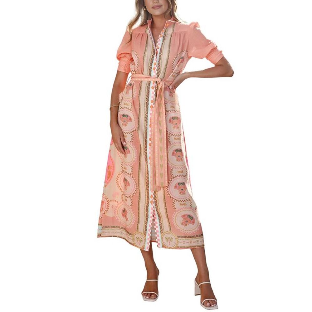 Camila Blanco Womens  Midi Dress